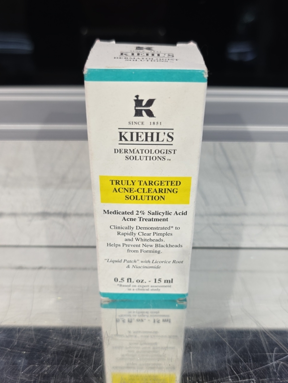 Kiehl's Truly Targeted Acne-Clearing Solution 0.5 Oz  New with Box